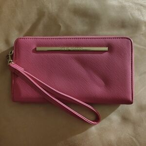 Steve Madden Pink Wristlet Clutch